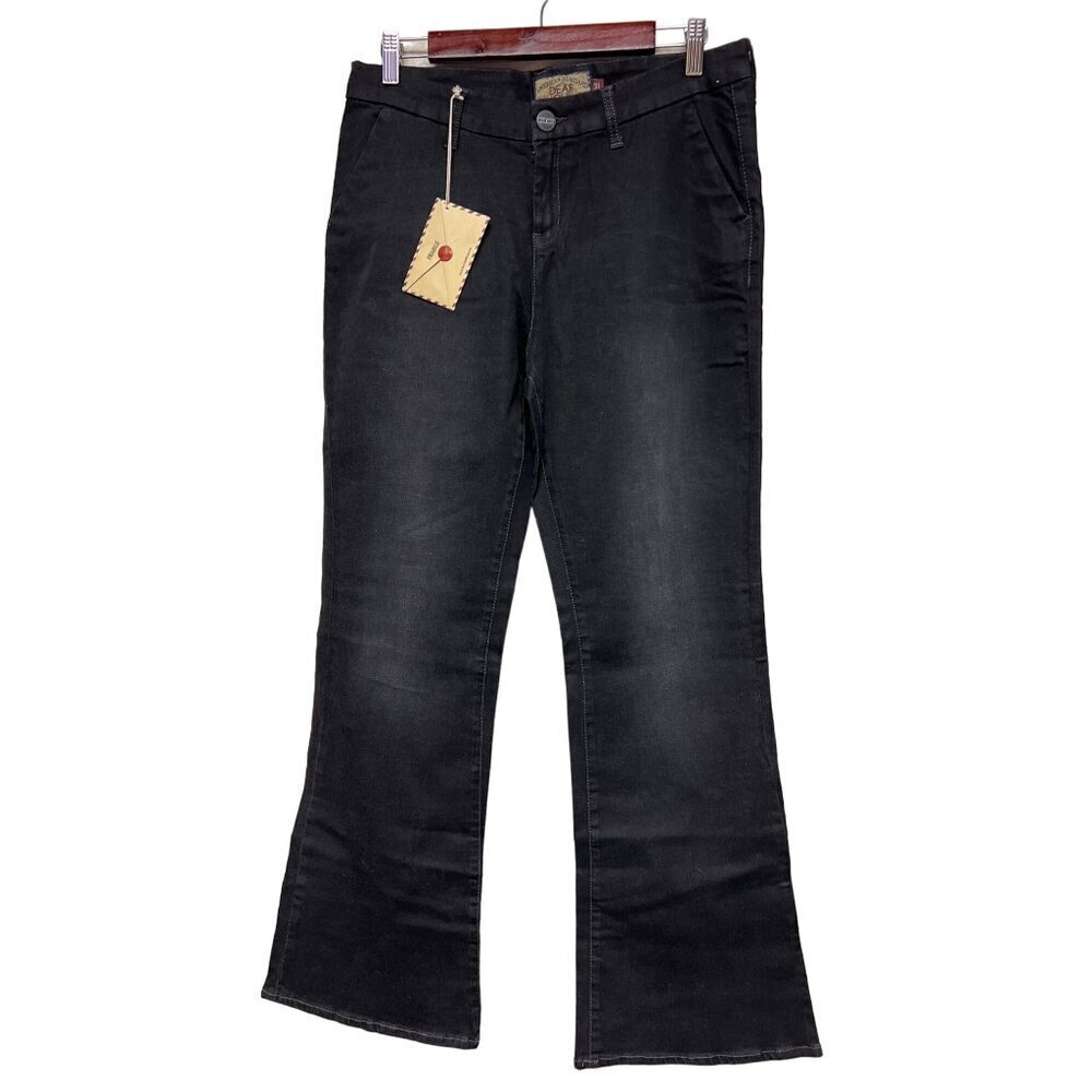 NEW! Dear John Lot 46-056 Boot Cut Denim Blue Jeans Mid Rise Women's Size 31